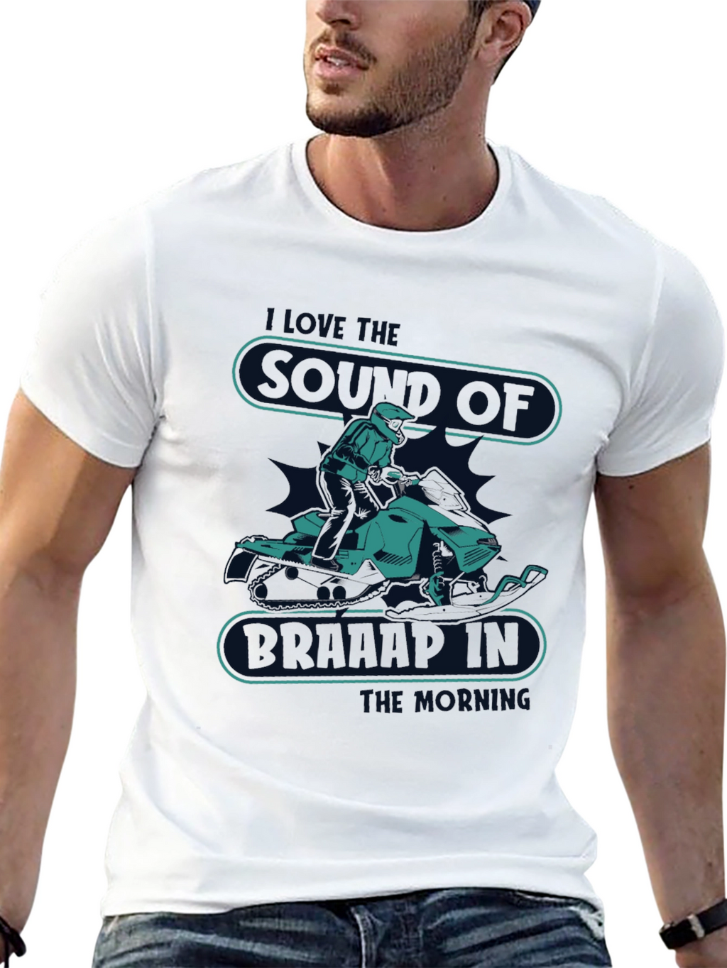 Snowmobile T-Shirt - I Love The Sound