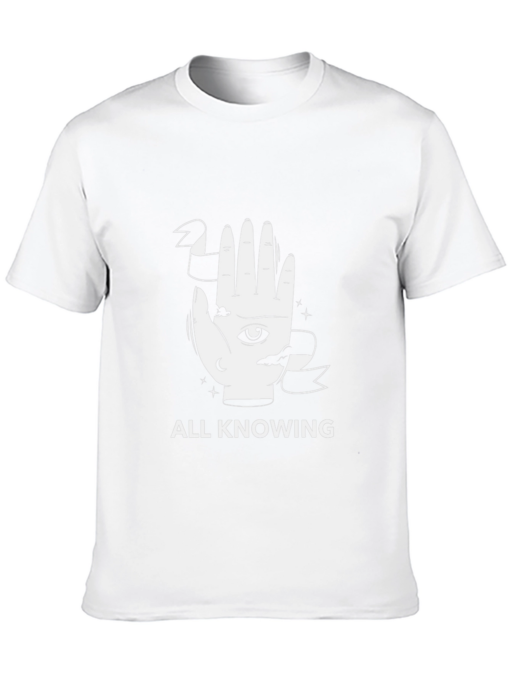 All Knowing Graphic Tee - Unisex Black T-Shirt