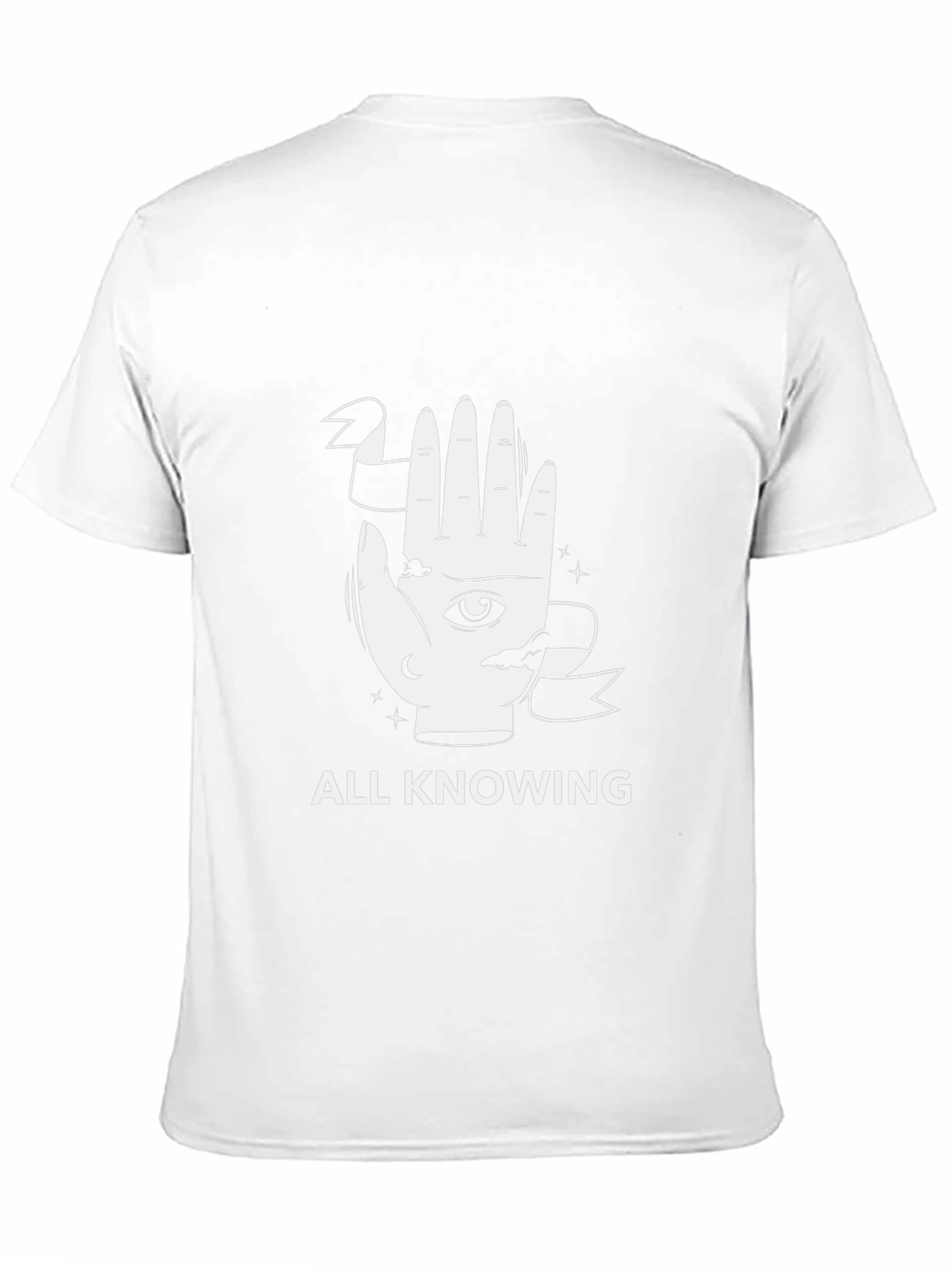All Knowing Graphic Tee - Unisex Black T-Shirt
