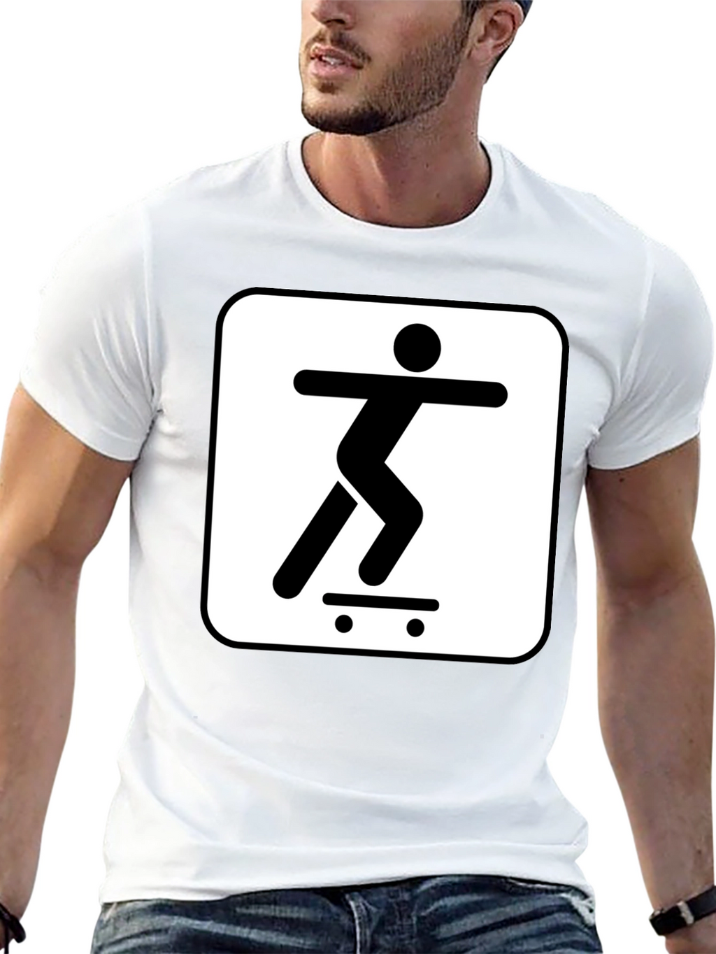 Skateboarder Graphic Tee - Cool Casual Style
