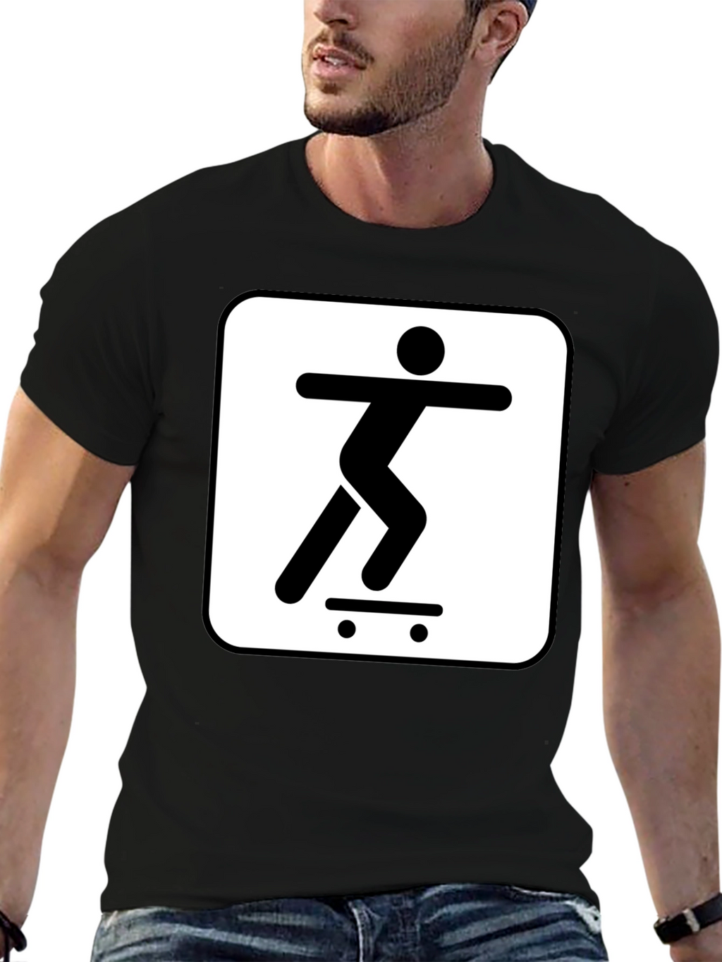 Skateboarder Graphic Tee - Cool Casual Style