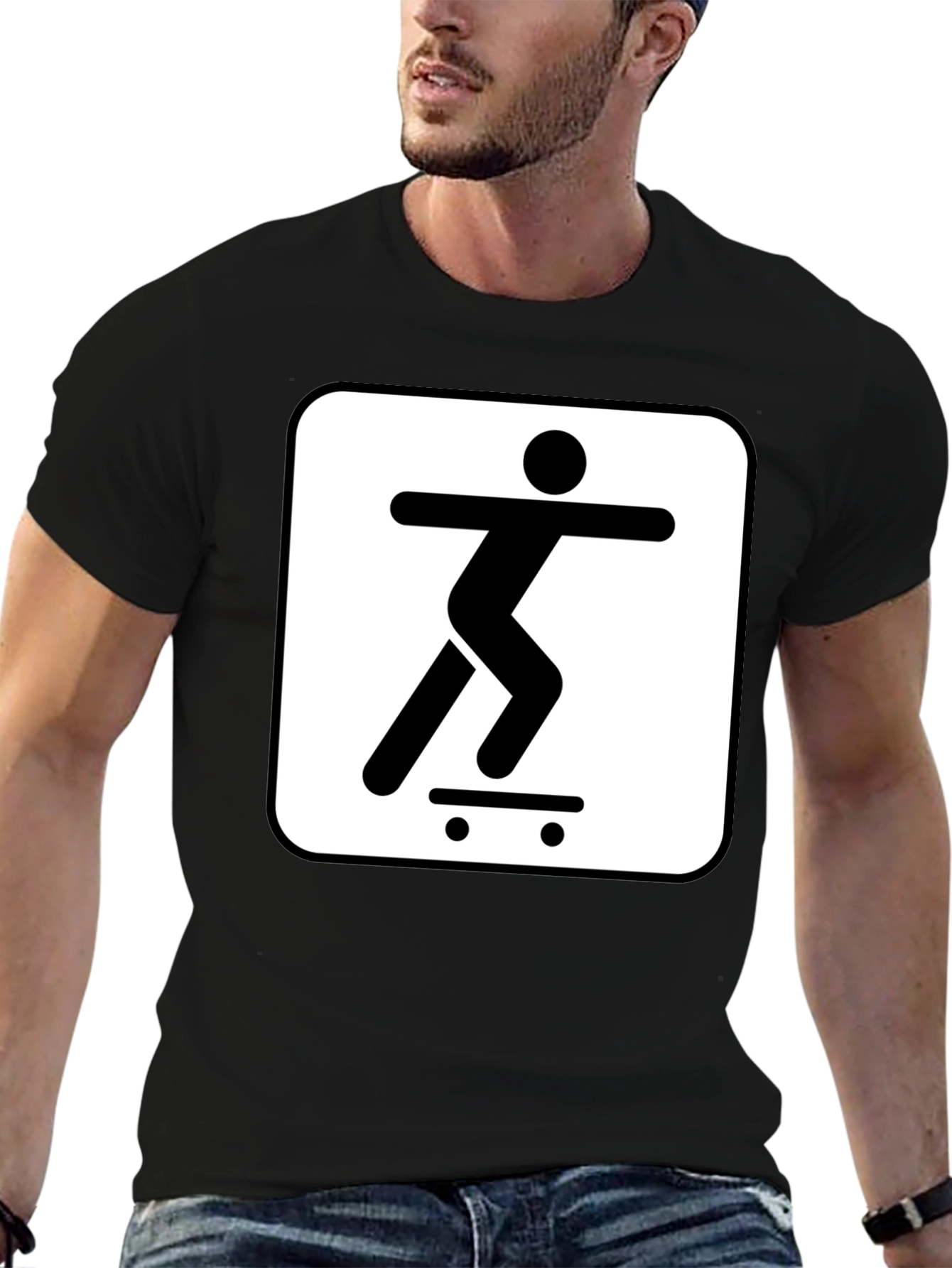 Skateboarder Graphic Tee - Cool Casual Style