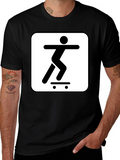 Skateboarder Graphic Tee - Cool Casual Style