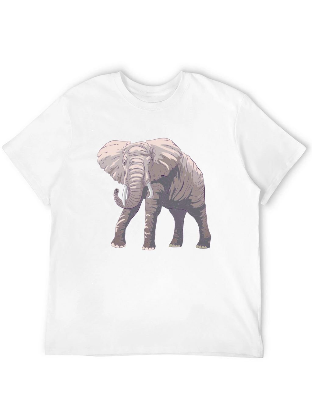 Elephant Graphic Black T-Shirt