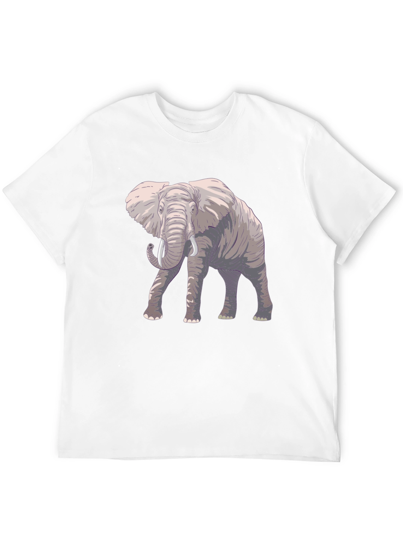 Elephant Graphic Black T-Shirt