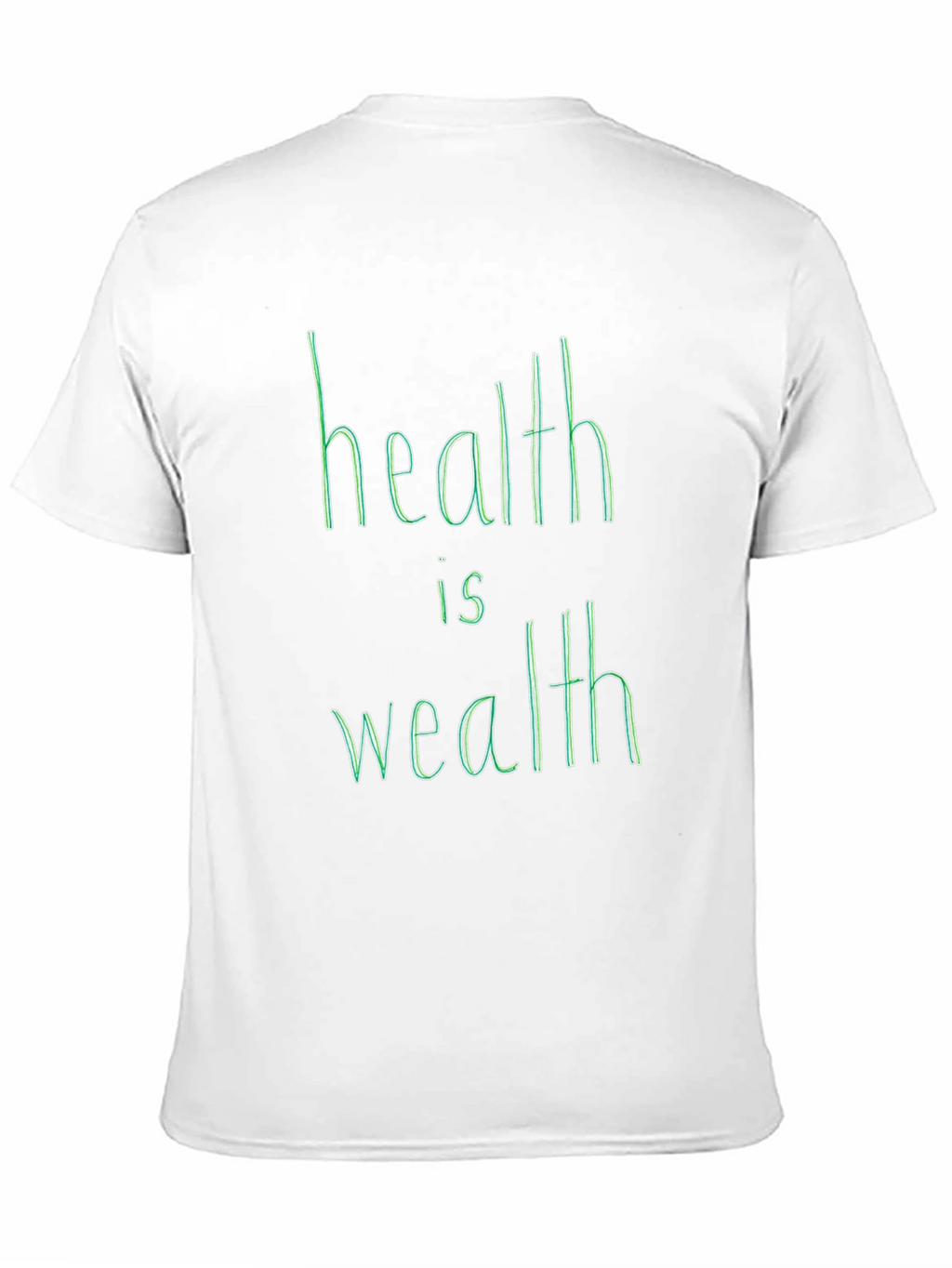 Health is Wealth Graphic Tee - Black Unisex Shirt
