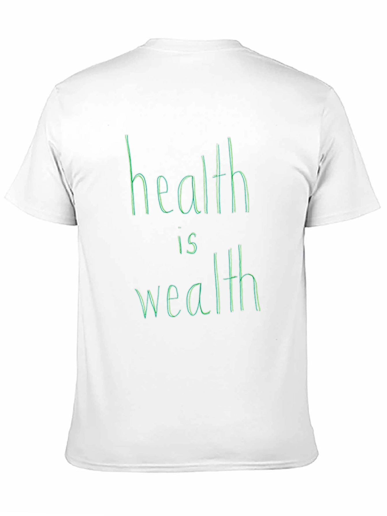 Health is Wealth Graphic Tee - Black Unisex Shirt