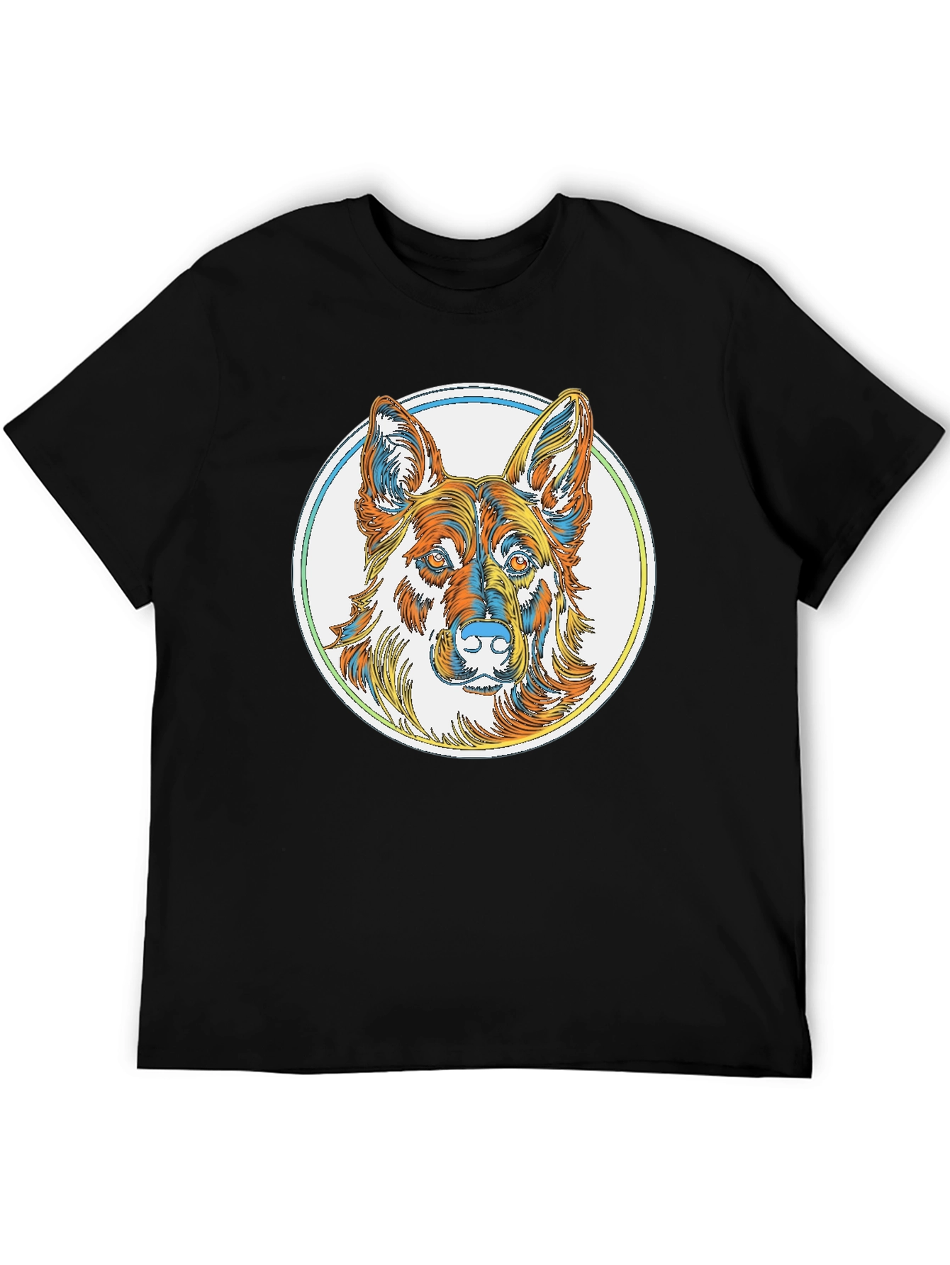 German Shepherd Graphic Tee - Stylish Dog Lover Shirt