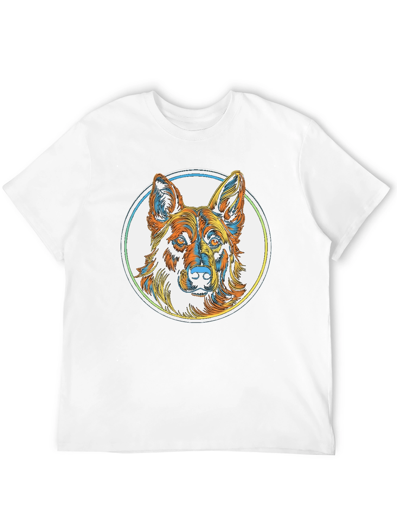 German Shepherd Graphic Tee - Stylish Dog Lover Shirt