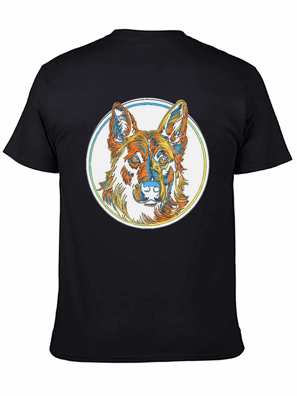 German Shepherd Graphic Tee - Stylish Dog Lover Shirt