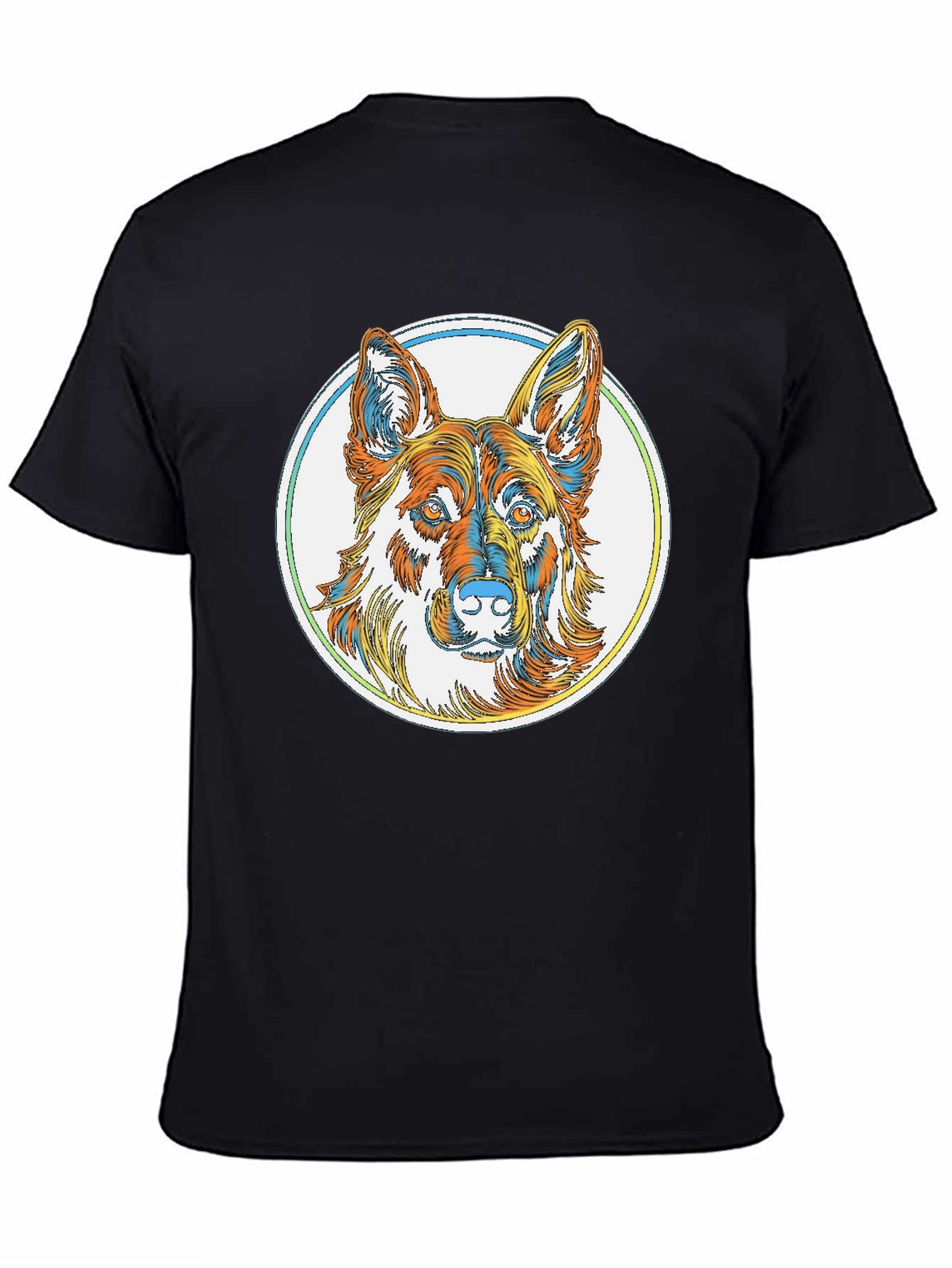 German Shepherd Graphic Tee - Stylish Dog Lover Shirt