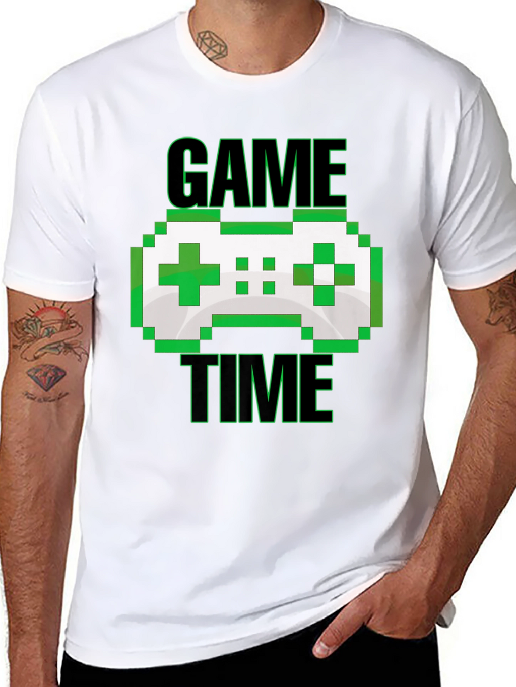 Game Time Pixel Controller Graphic T-Shirt