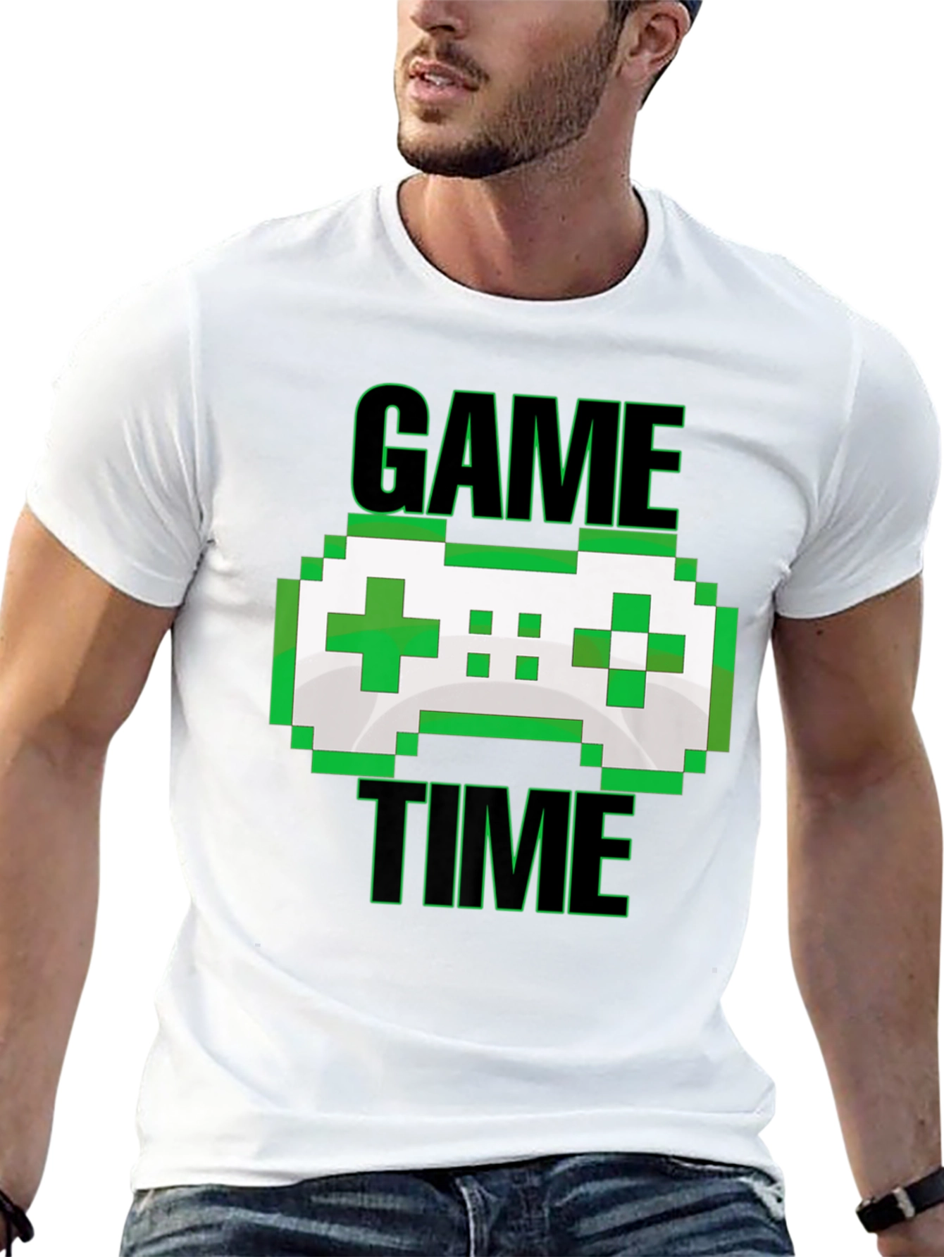 Game Time Pixel Controller Graphic T-Shirt