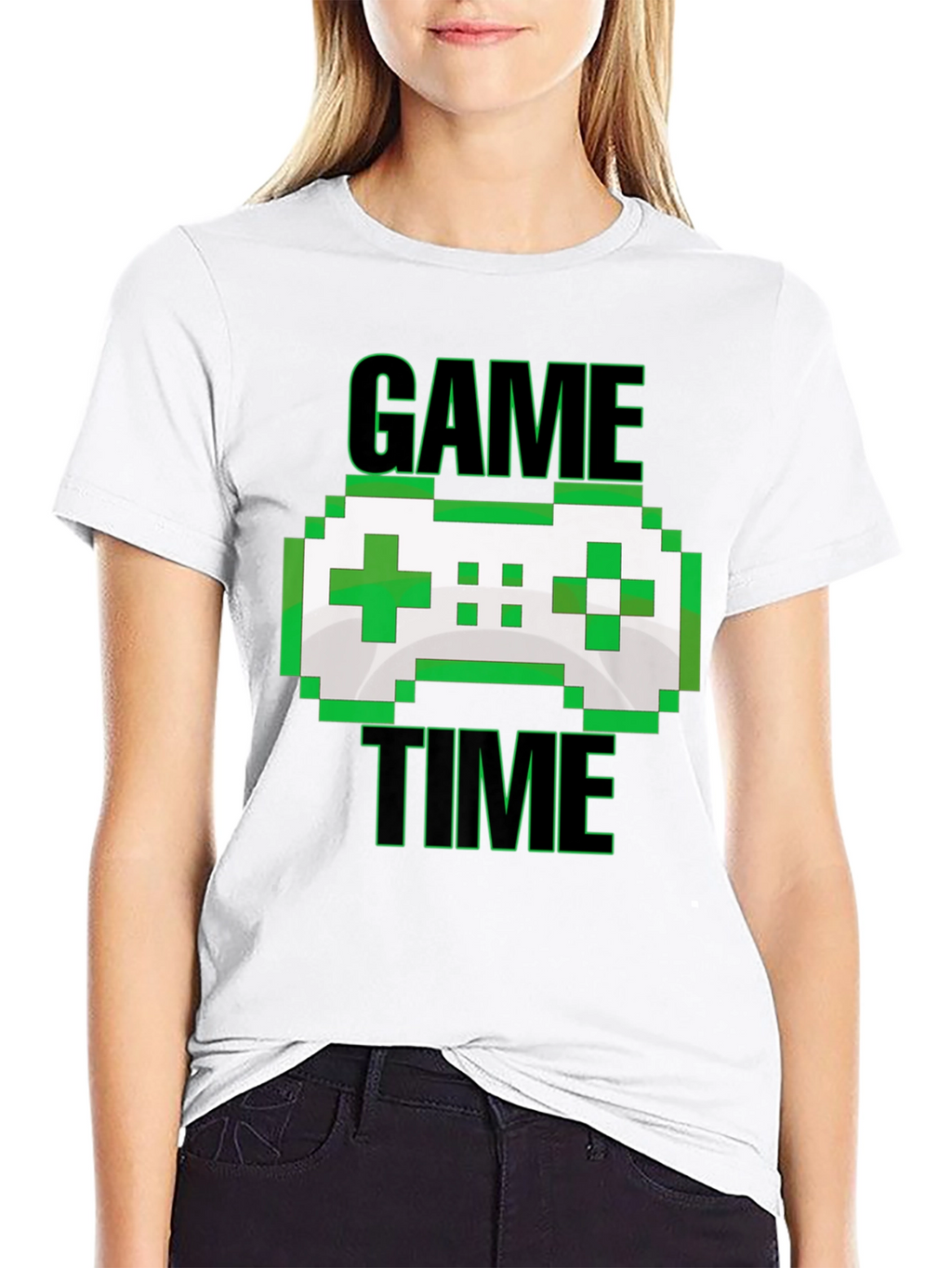 Game Time Pixel Controller Graphic T-Shirt