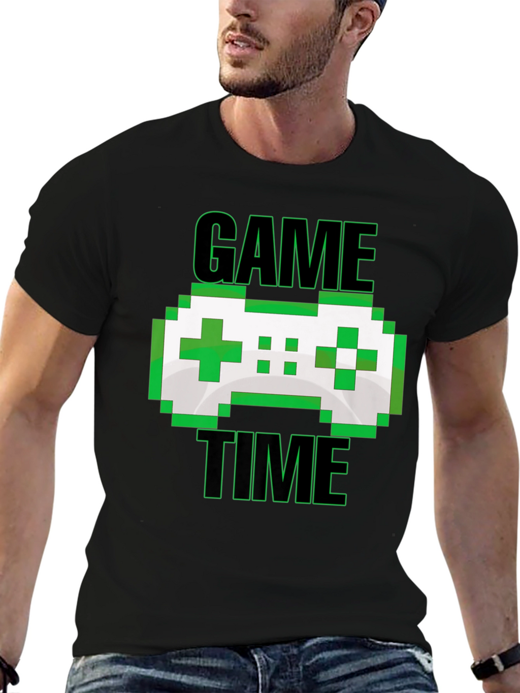 Game Time Pixel Controller Graphic T-Shirt