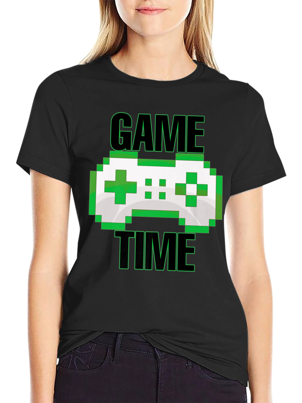 Game Time Pixel Controller Graphic T-Shirt