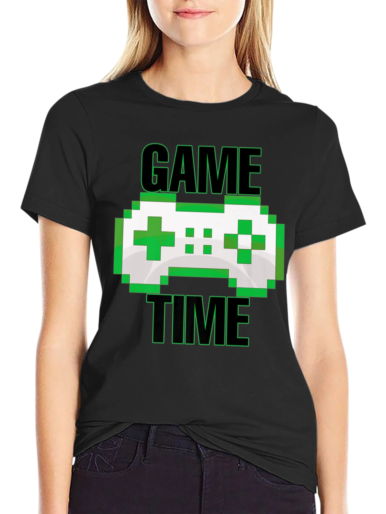 Game Time Pixel Controller Graphic T-Shirt
