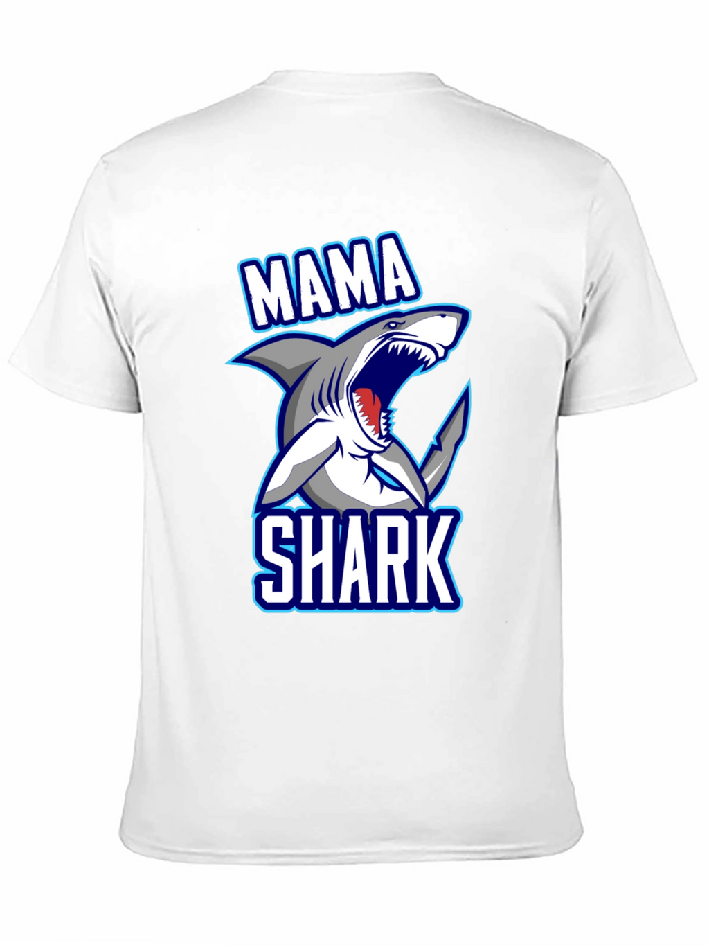 Mama Shark Graphic T-Shirt - Fun Family Apparel