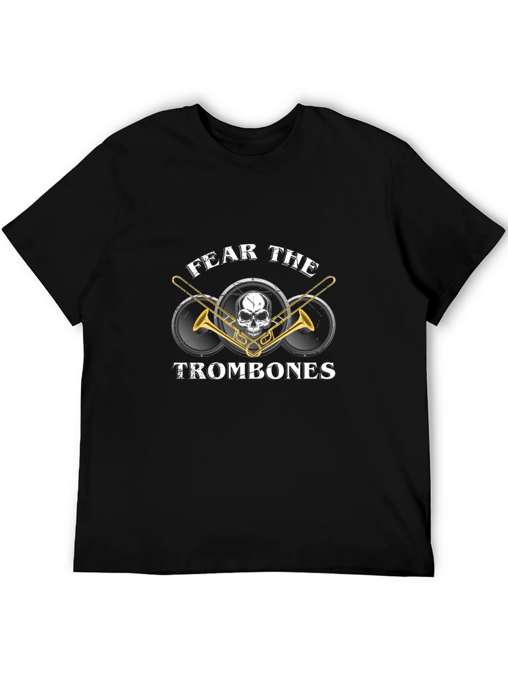 Fear the Trombones Black Graphic Tee