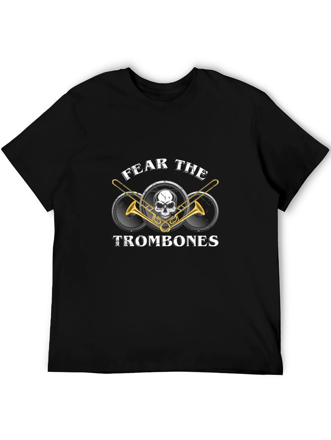 Fear the Trombones Black Graphic Tee