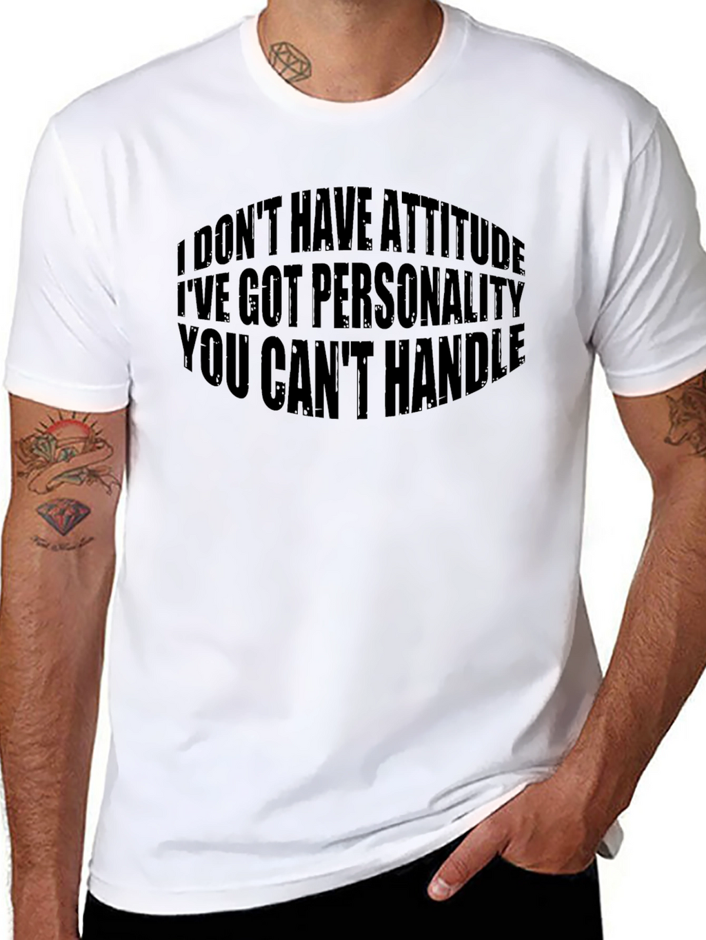Funny Attitude T-Shirt - Bold Personality Graphic Tee