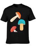 Mushroom Graphic T-Shirt - Funky Design