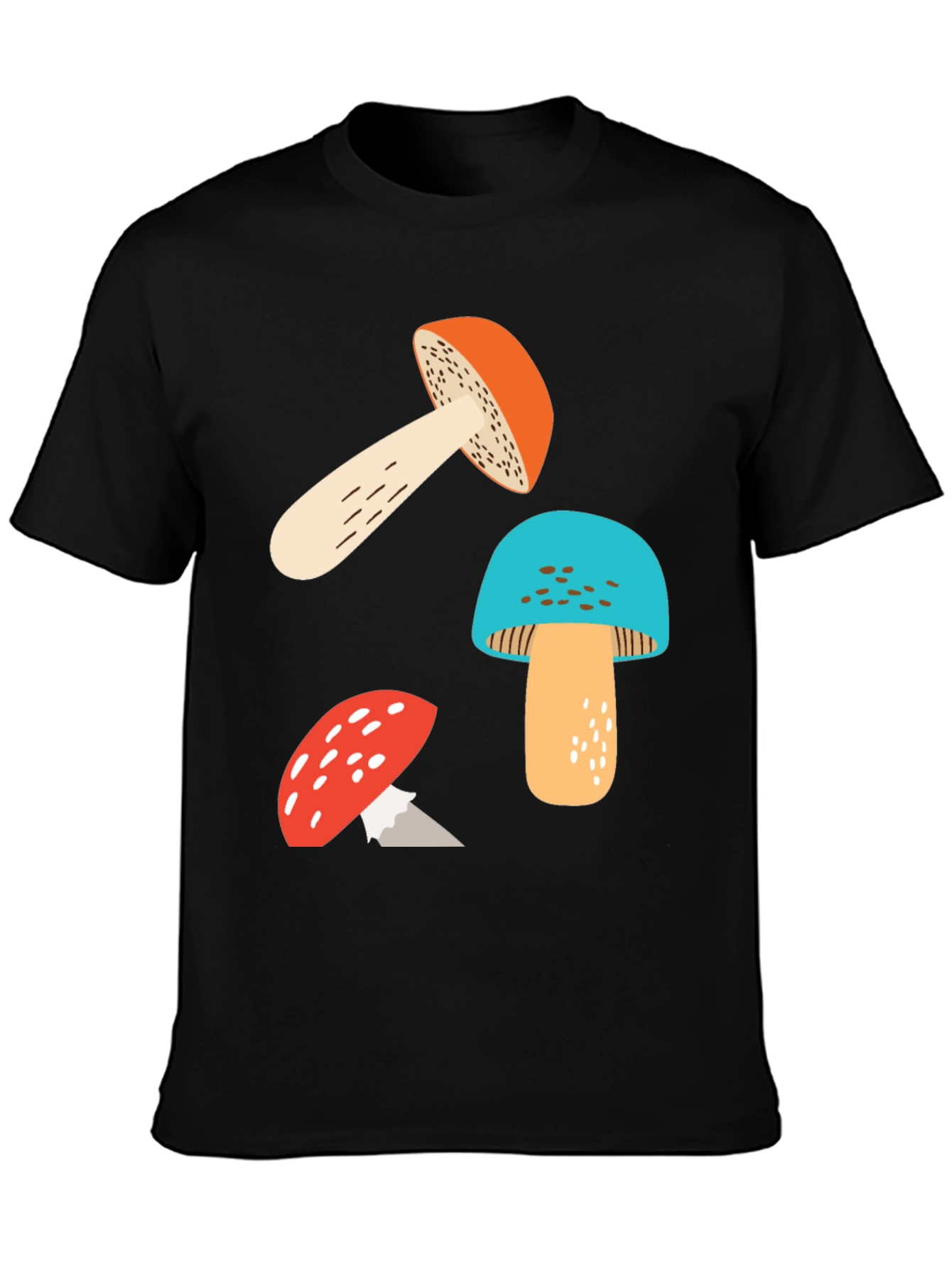 Mushroom Graphic T-Shirt - Funky Design