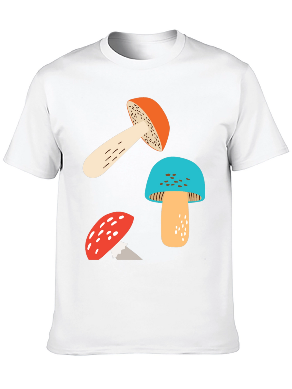 Mushroom Graphic T-Shirt - Funky Design