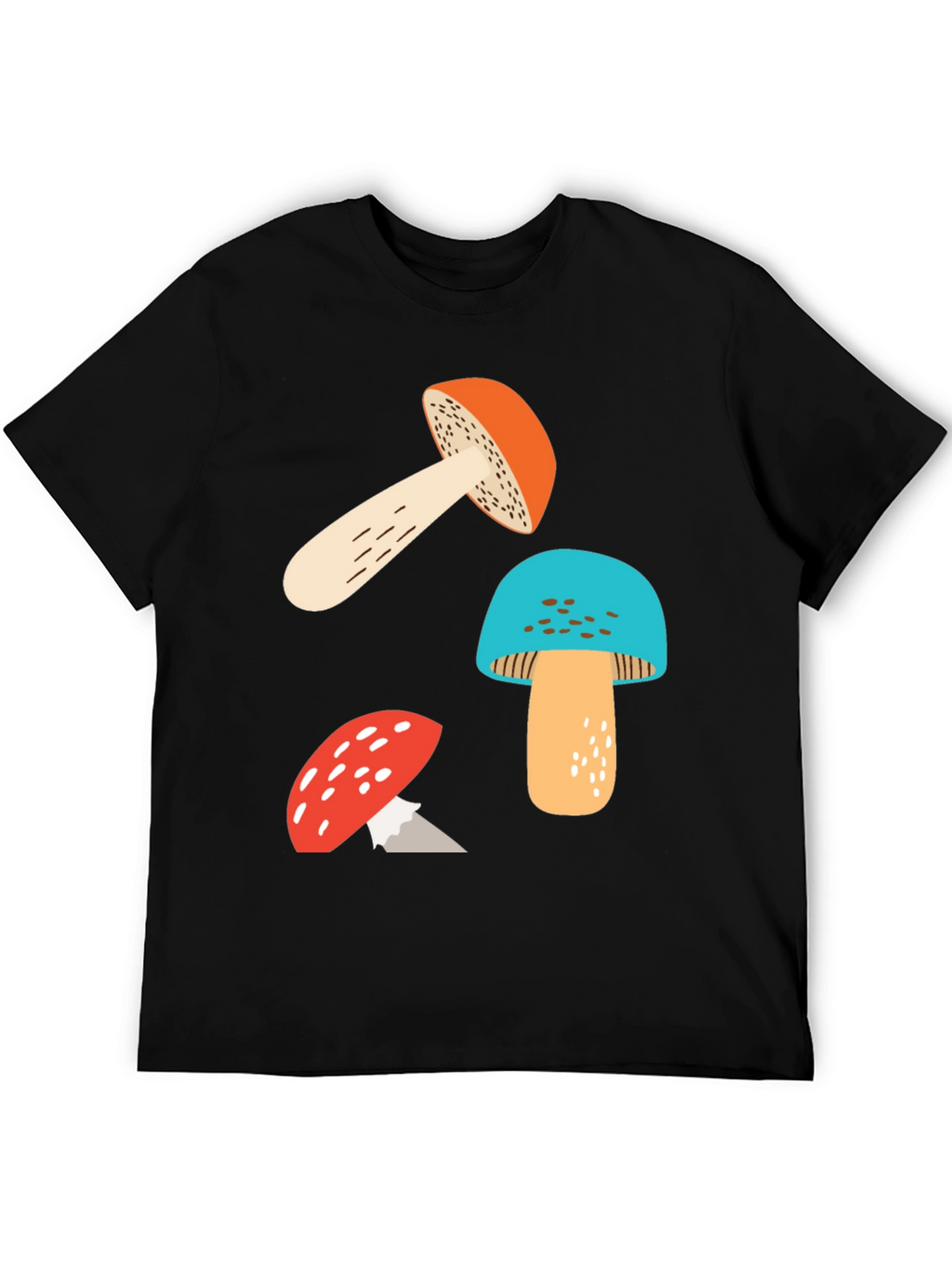 Mushroom Graphic T-Shirt - Funky Design
