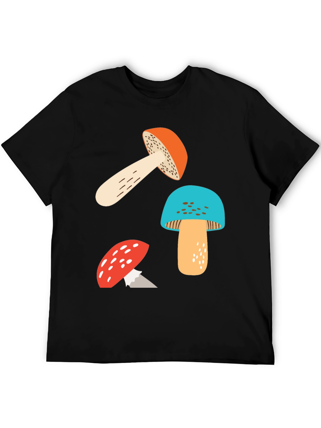 Mushroom Graphic T-Shirt - Funky Design