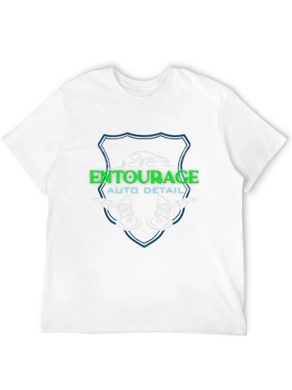 Entourage Auto Detail Black T-Shirt
