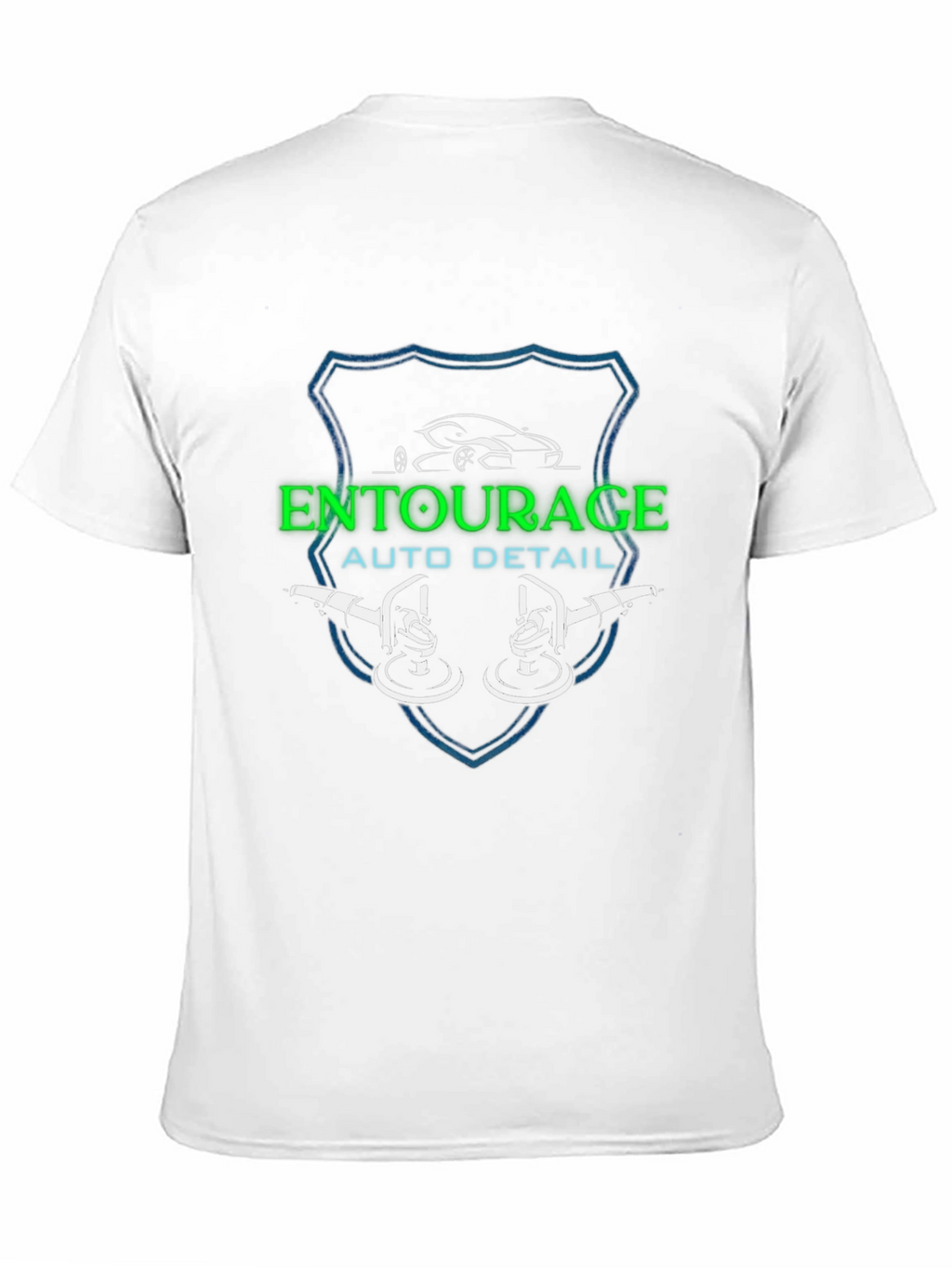 Entourage Auto Detail Black T-Shirt