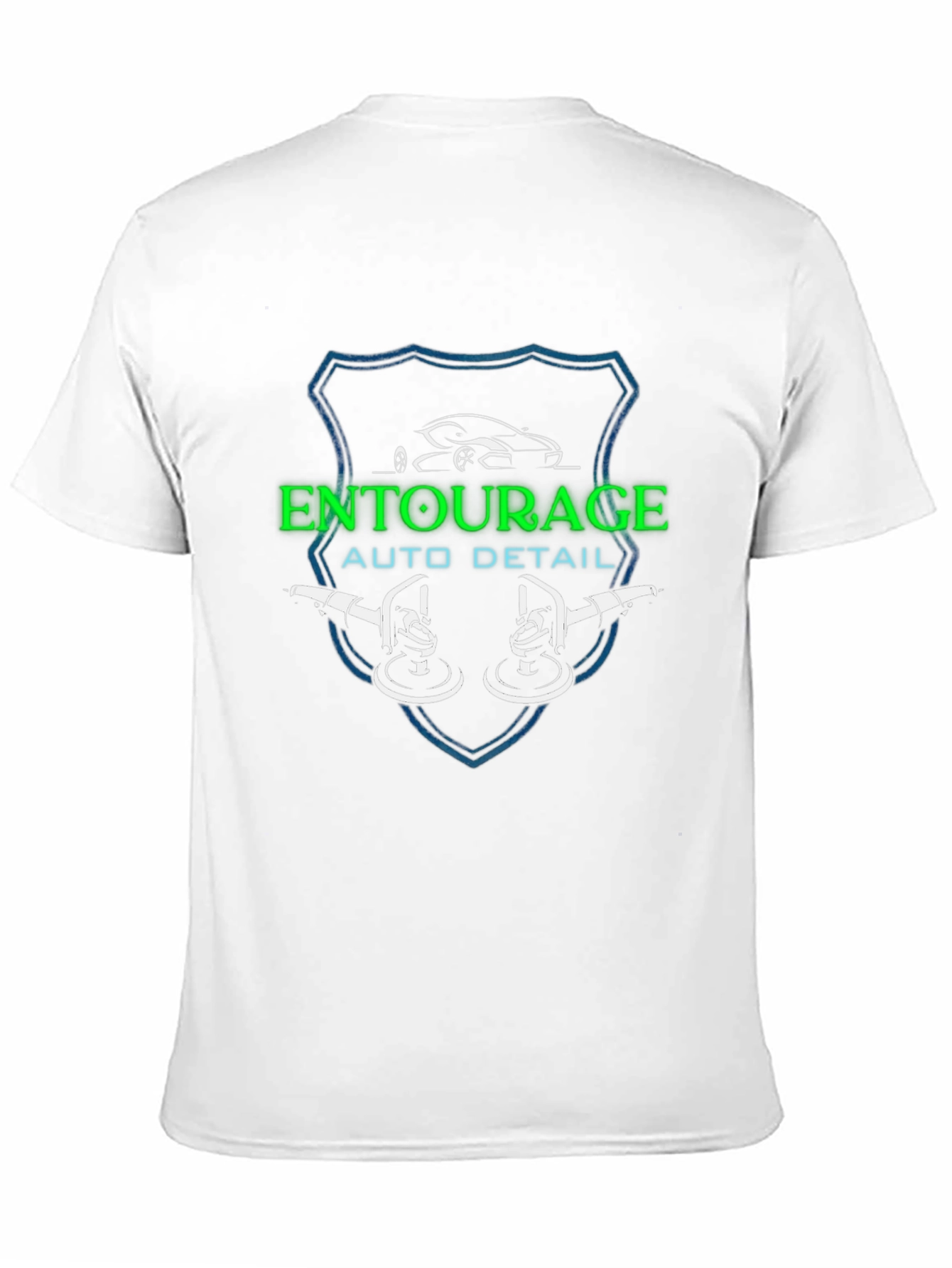 Entourage Auto Detail Black T-Shirt