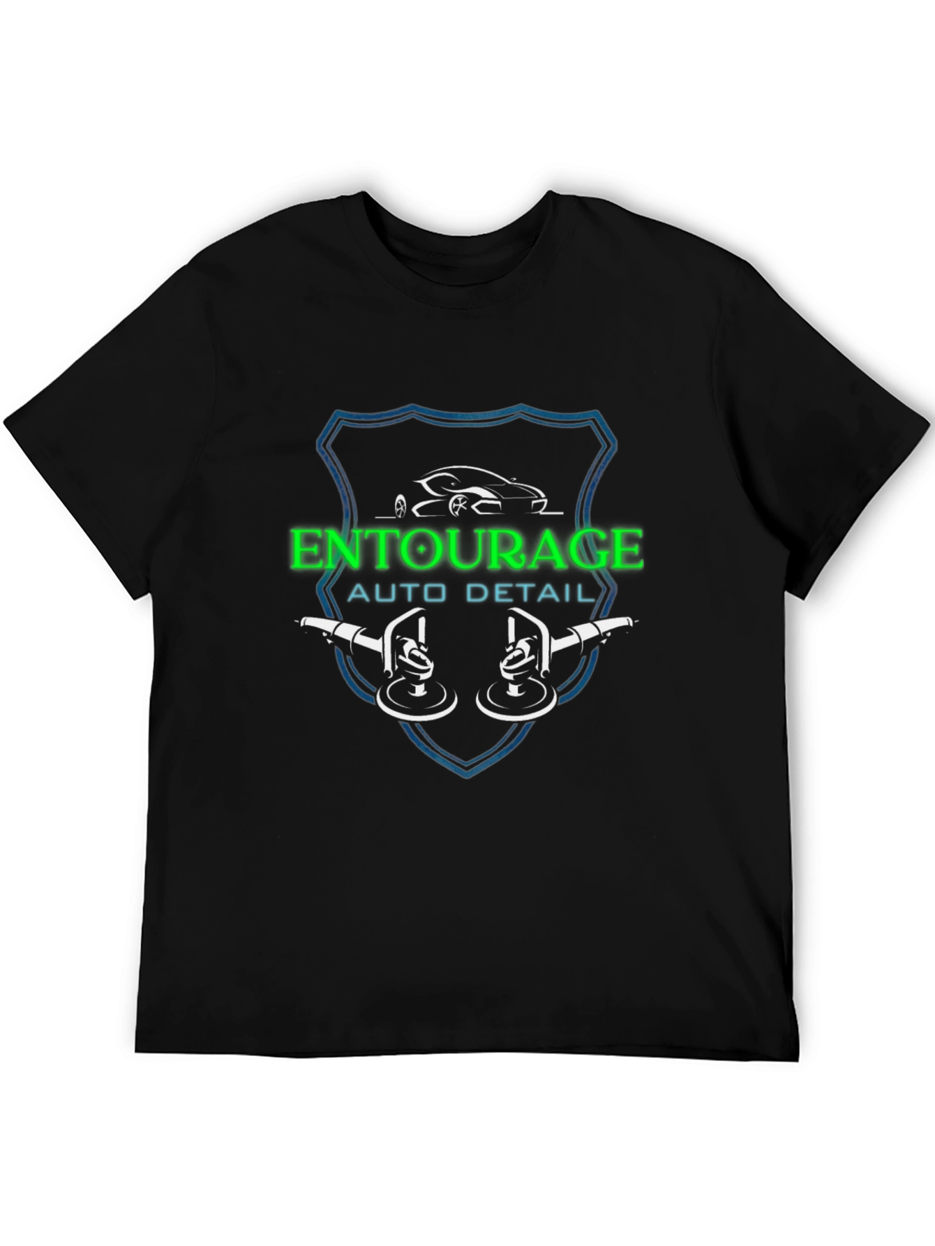 Entourage Auto Detail Black T-Shirt