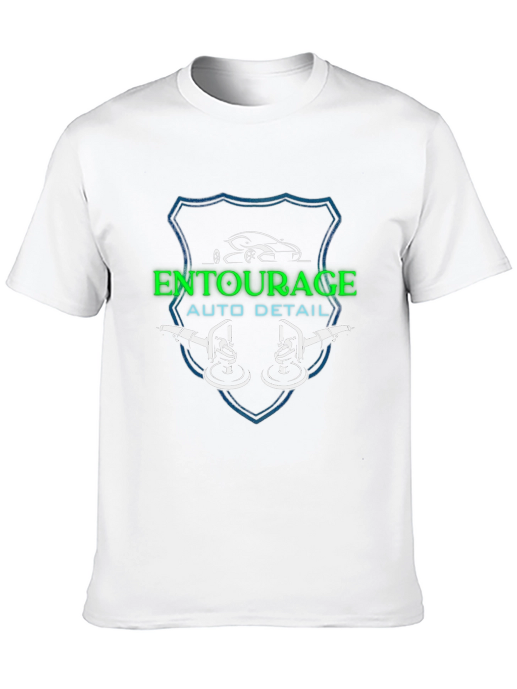 Entourage Auto Detail Black T-Shirt