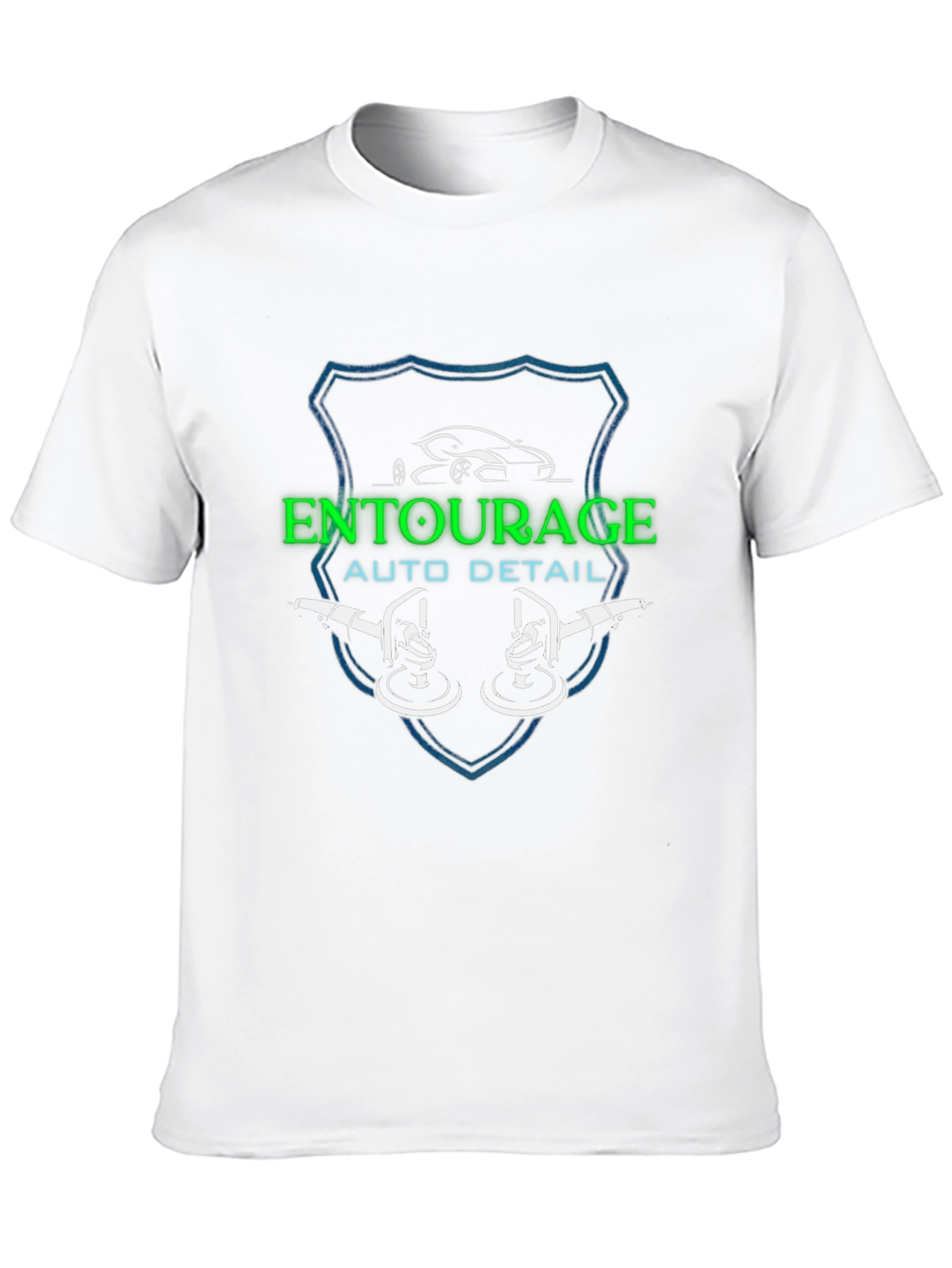 Entourage Auto Detail Black T-Shirt