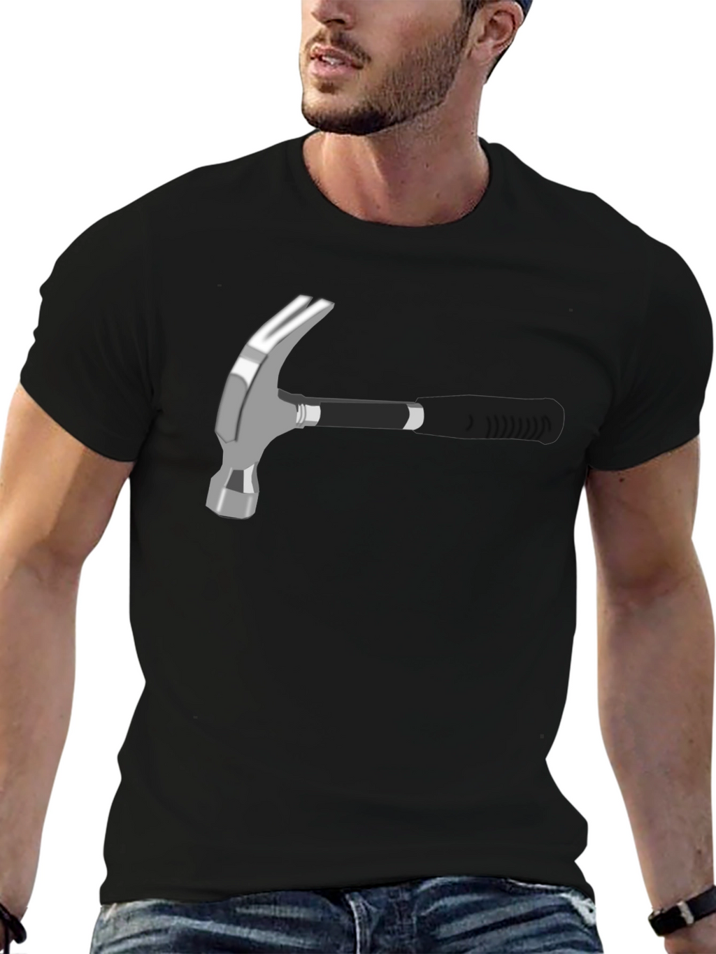 Hammer Graphic Tee - Classic Black T-Shirt