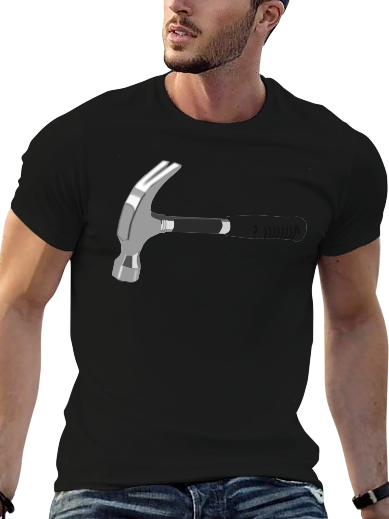 Hammer Graphic Tee - Classic Black T-Shirt