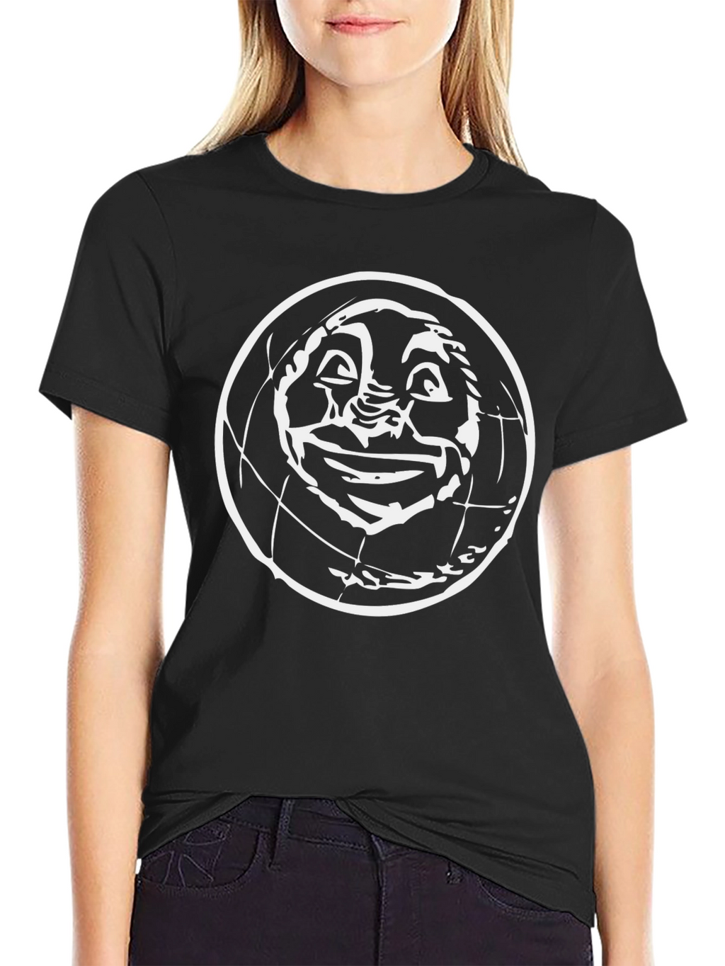Unique Graphic Tee - Retro Globe Design