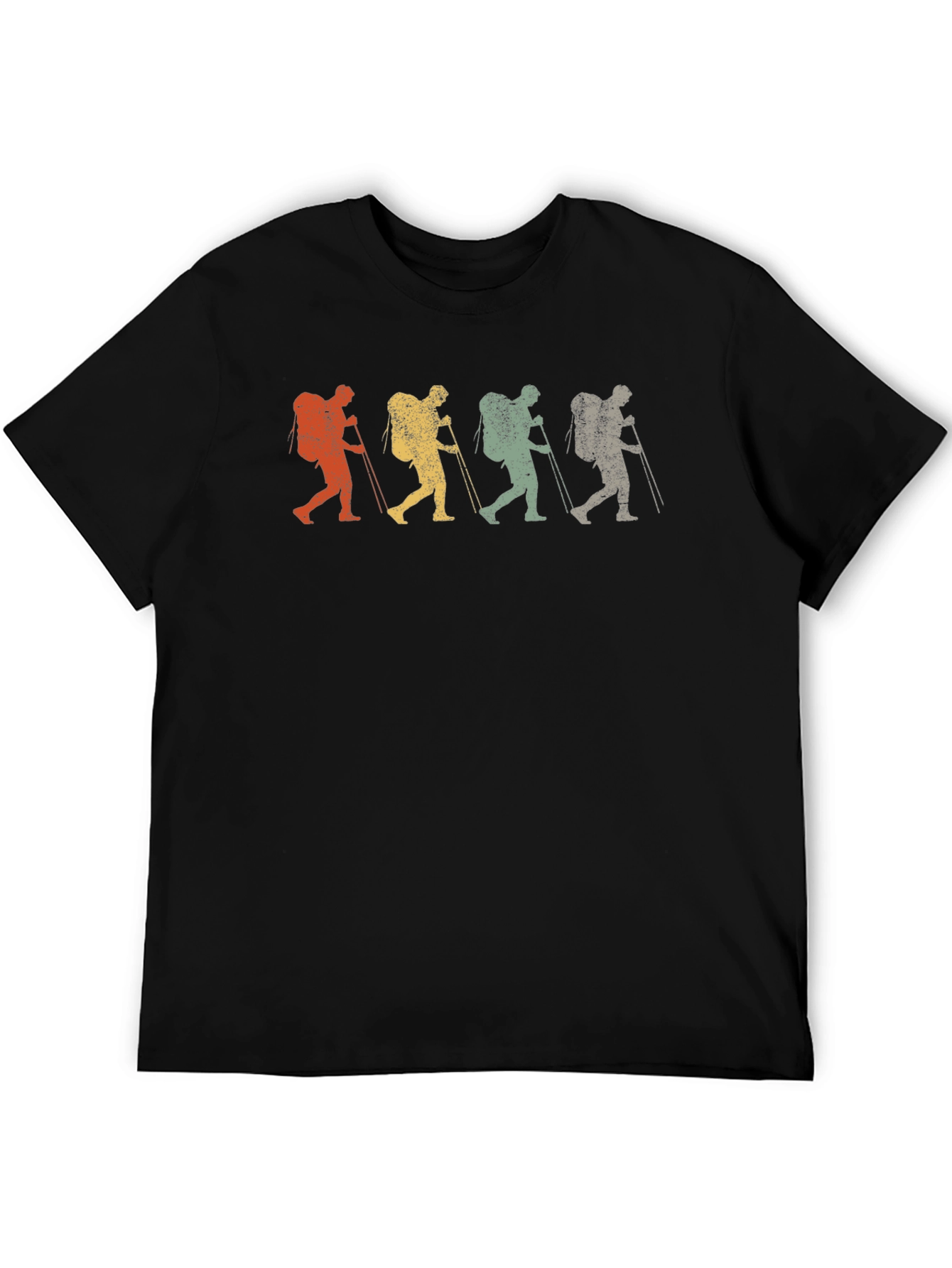 Retro Hiker T-Shirt - Vintage Style Adventure Tee