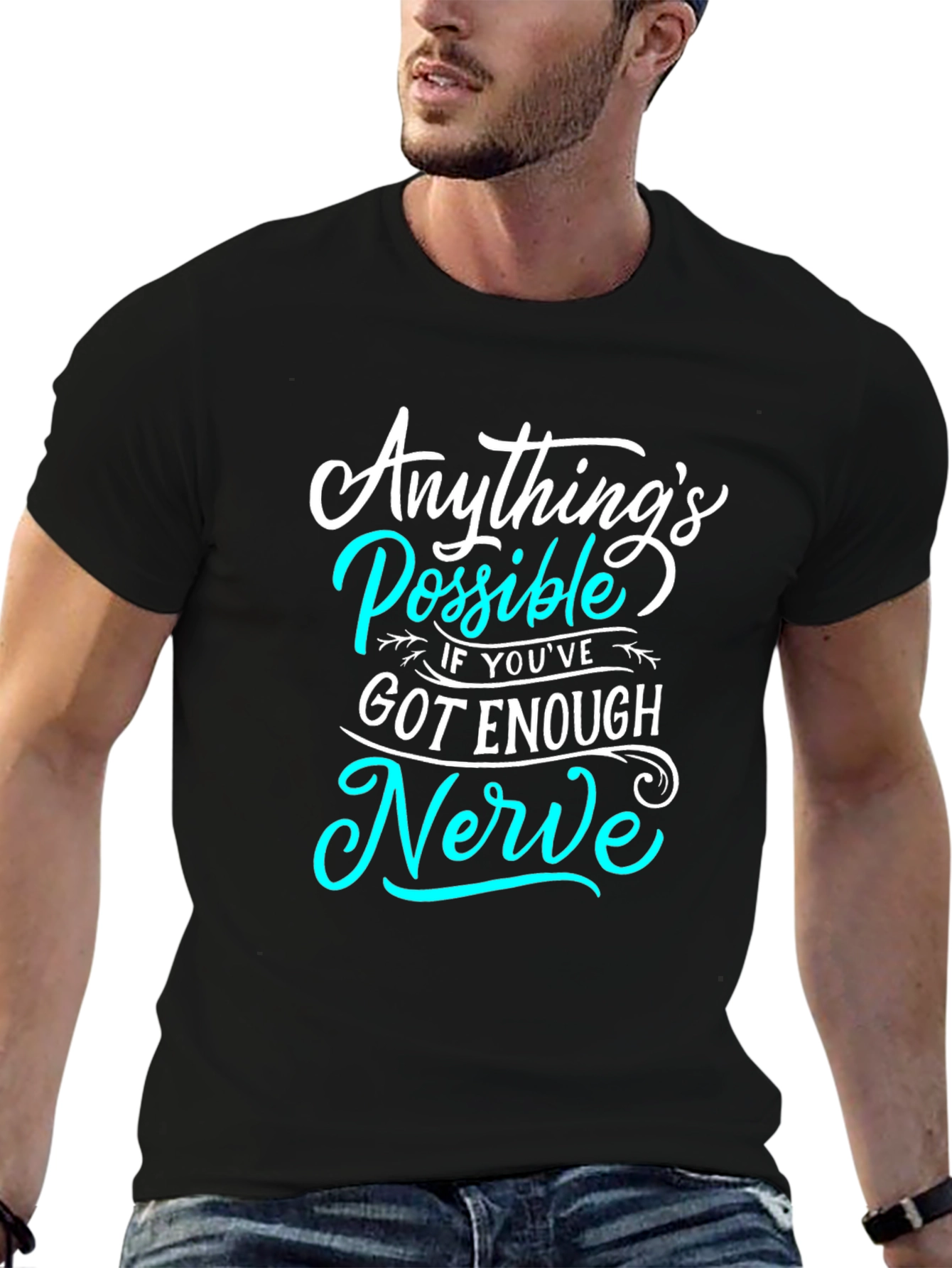 Anythings Possible T-Shirt - Motivational Graphic Tee