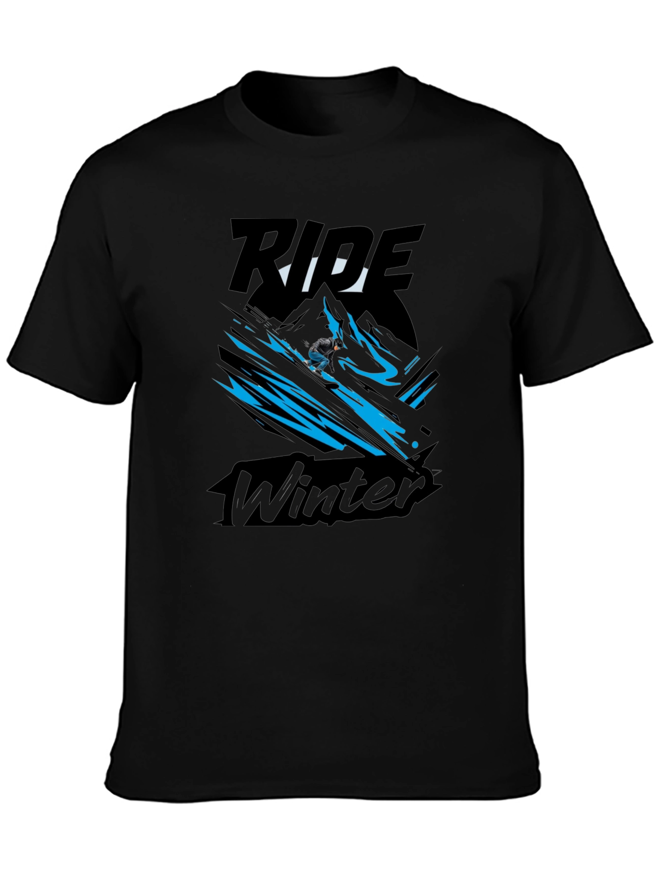 Ride Winter Black Graphic Tee