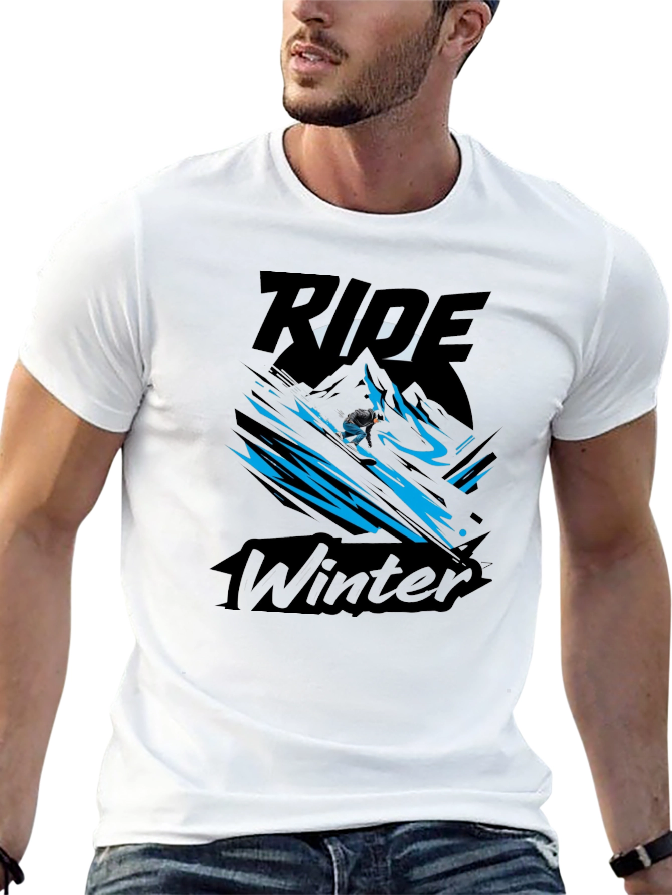 Ride Winter Black Graphic Tee