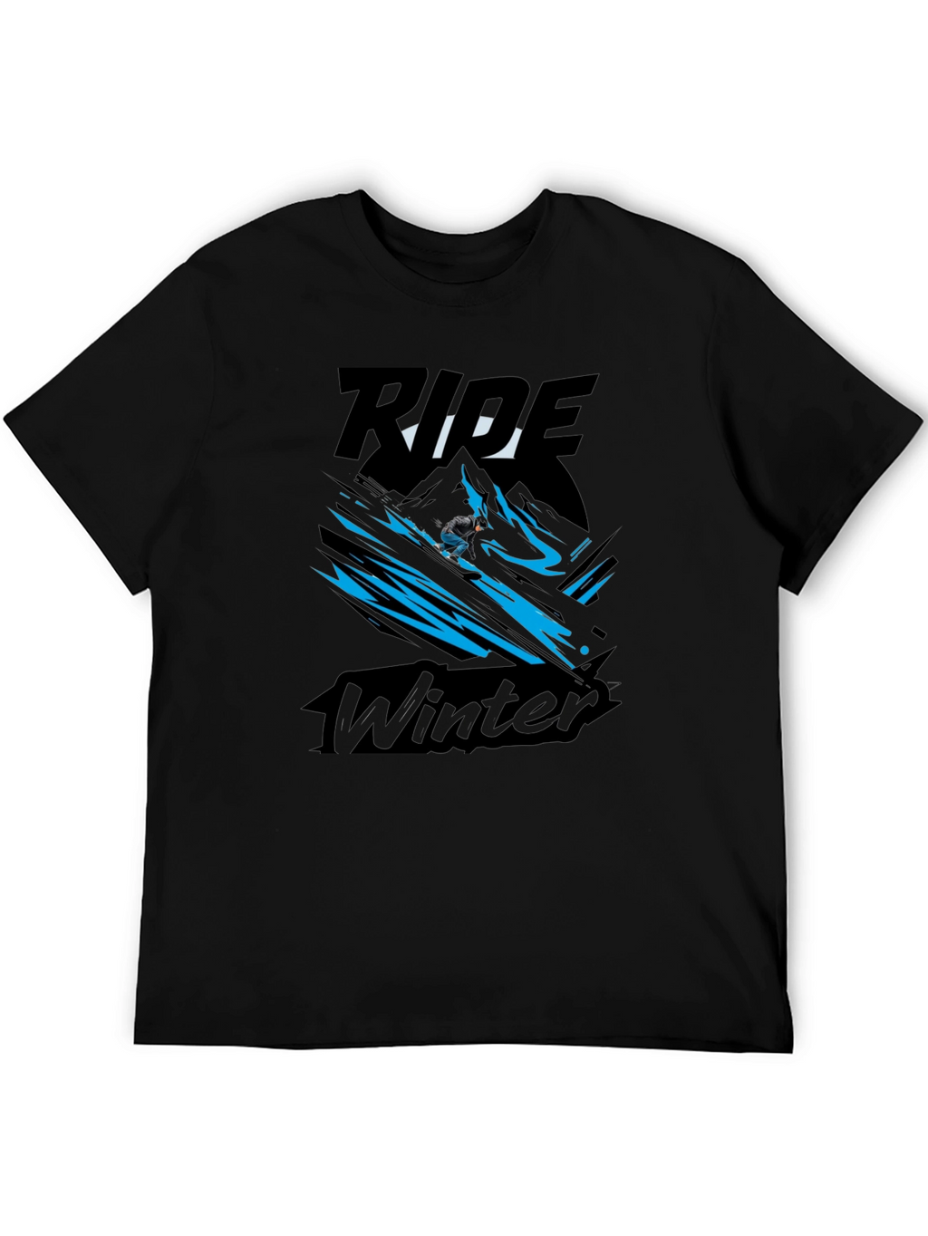 Ride Winter Black Graphic Tee