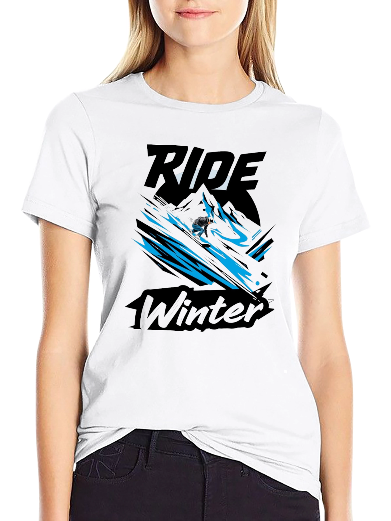 Ride Winter Black Graphic Tee