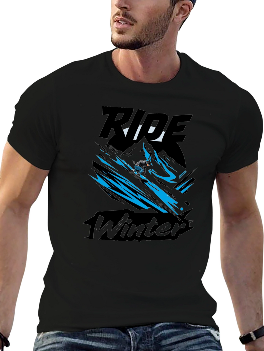Ride Winter Black Graphic Tee