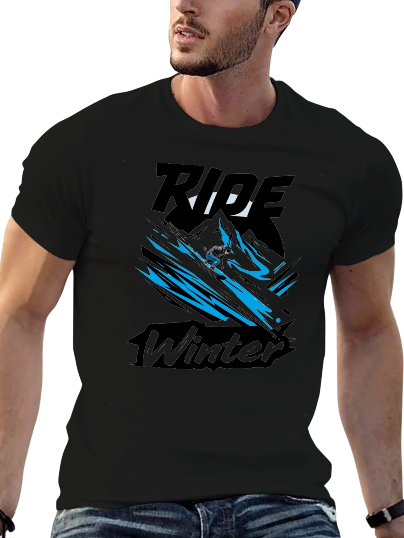 Ride Winter Black Graphic Tee