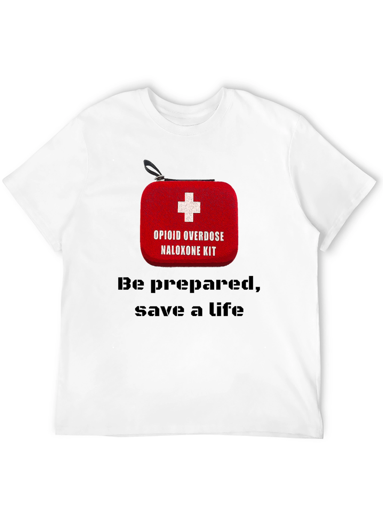 Opioid Overdose Naloxone Kit Awareness T-Shirt