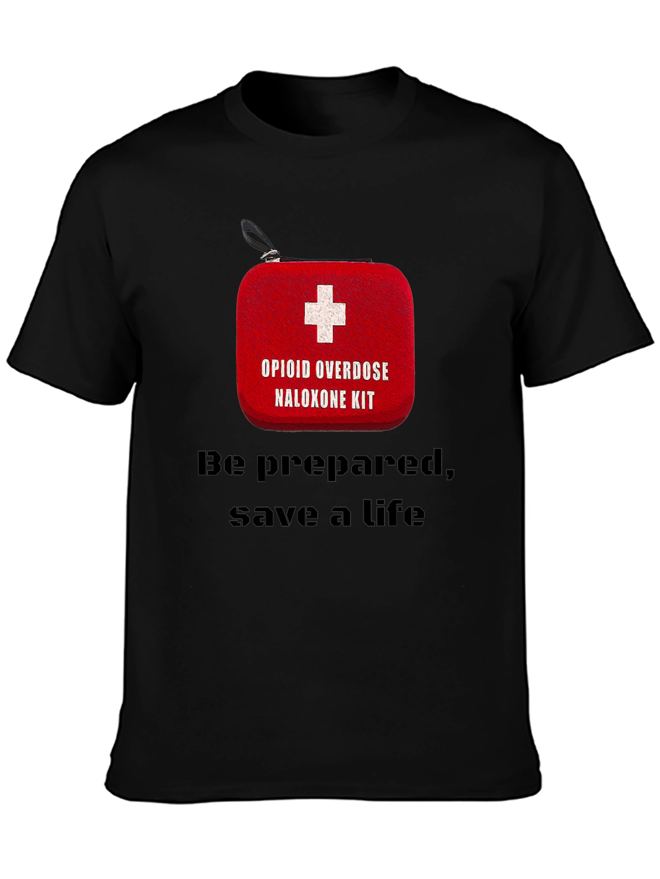 Opioid Overdose Naloxone Kit Awareness T-Shirt