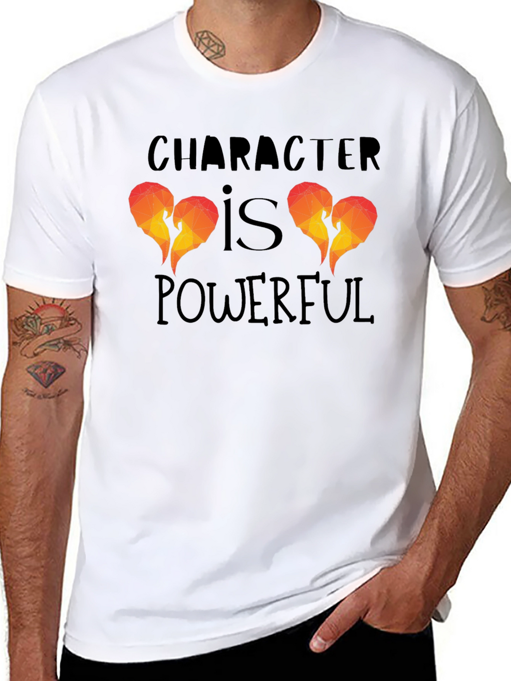Character Is Powerful Graphic T-Shirt